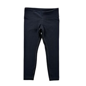 Lululemon Women's 10 Wunder Under Black Leggings 26" Inseam Mid Rise Yoga Pants